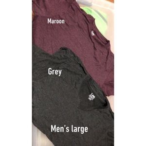 Two men’s shirts